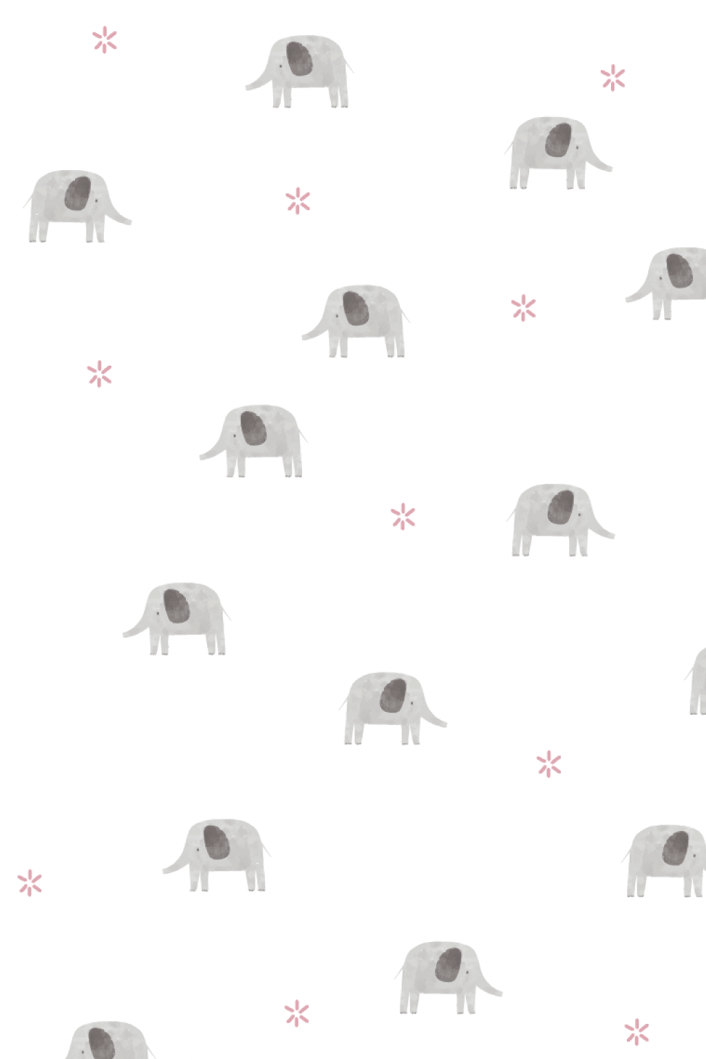 Babero Elefante Rosa