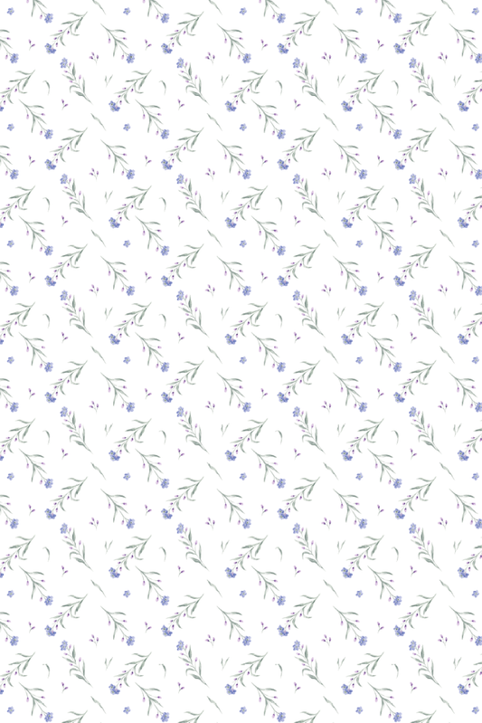 Conjunto Ana Algodón Pima Flor Violeta