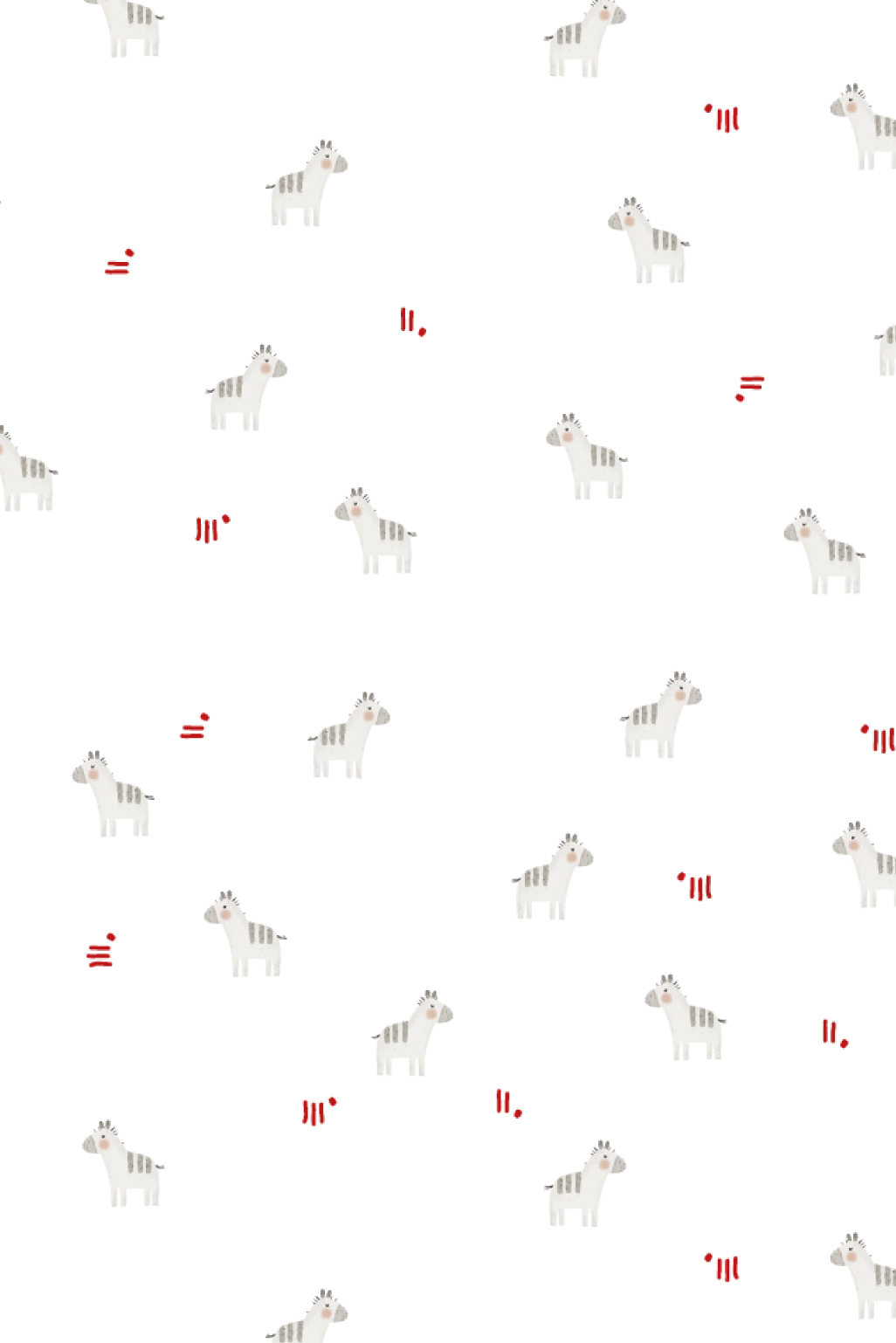 Toalla Capucha Cebra Rojo