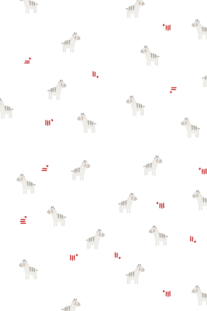 Toalla Capucha Cebra Rojo