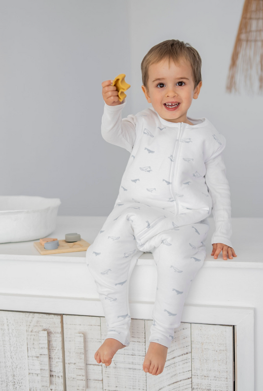 Saquito Kids Invierno Ballenas