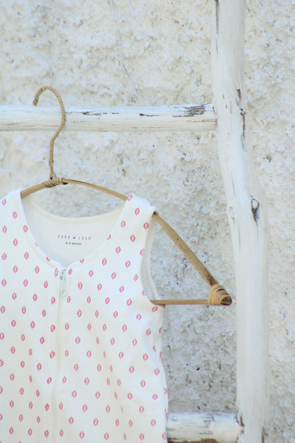 Saquito Verano Rombo Rojo