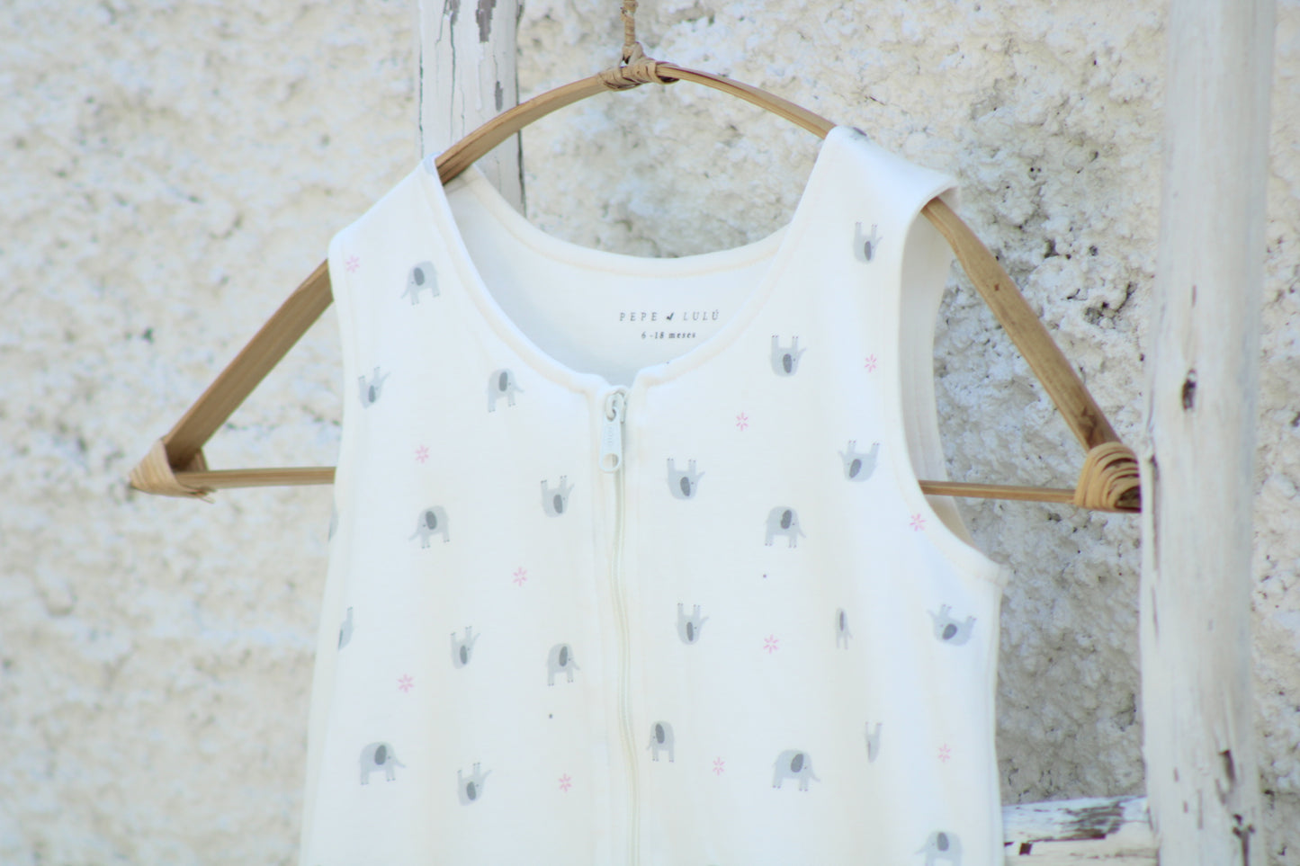 Saquito Verano Elefante Rosa