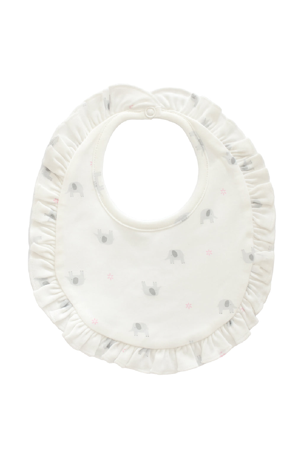 Babero Elefante Rosa