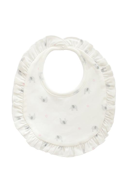 Babero Elefante Rosa