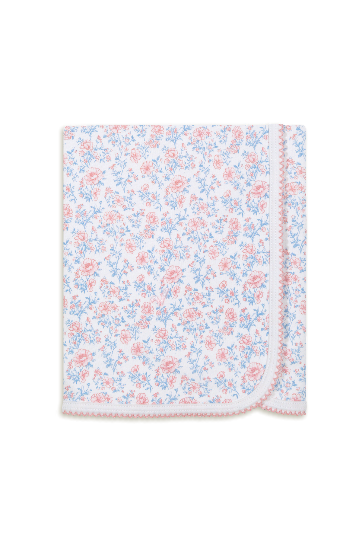 Manta Pima Flores Rosadas