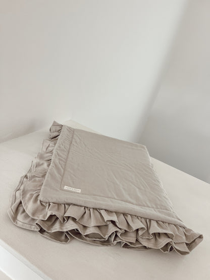 Manta Lino Chiporro Beige