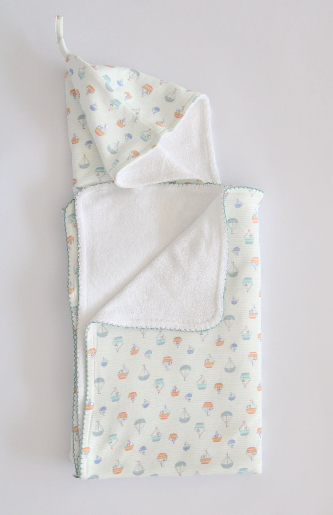 Toalla Capucha Barco Color