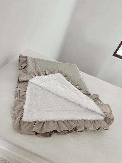 Manta Lino Chiporro Beige