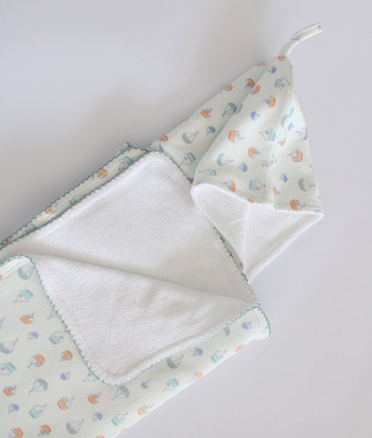 Toalla Capucha Barco Color