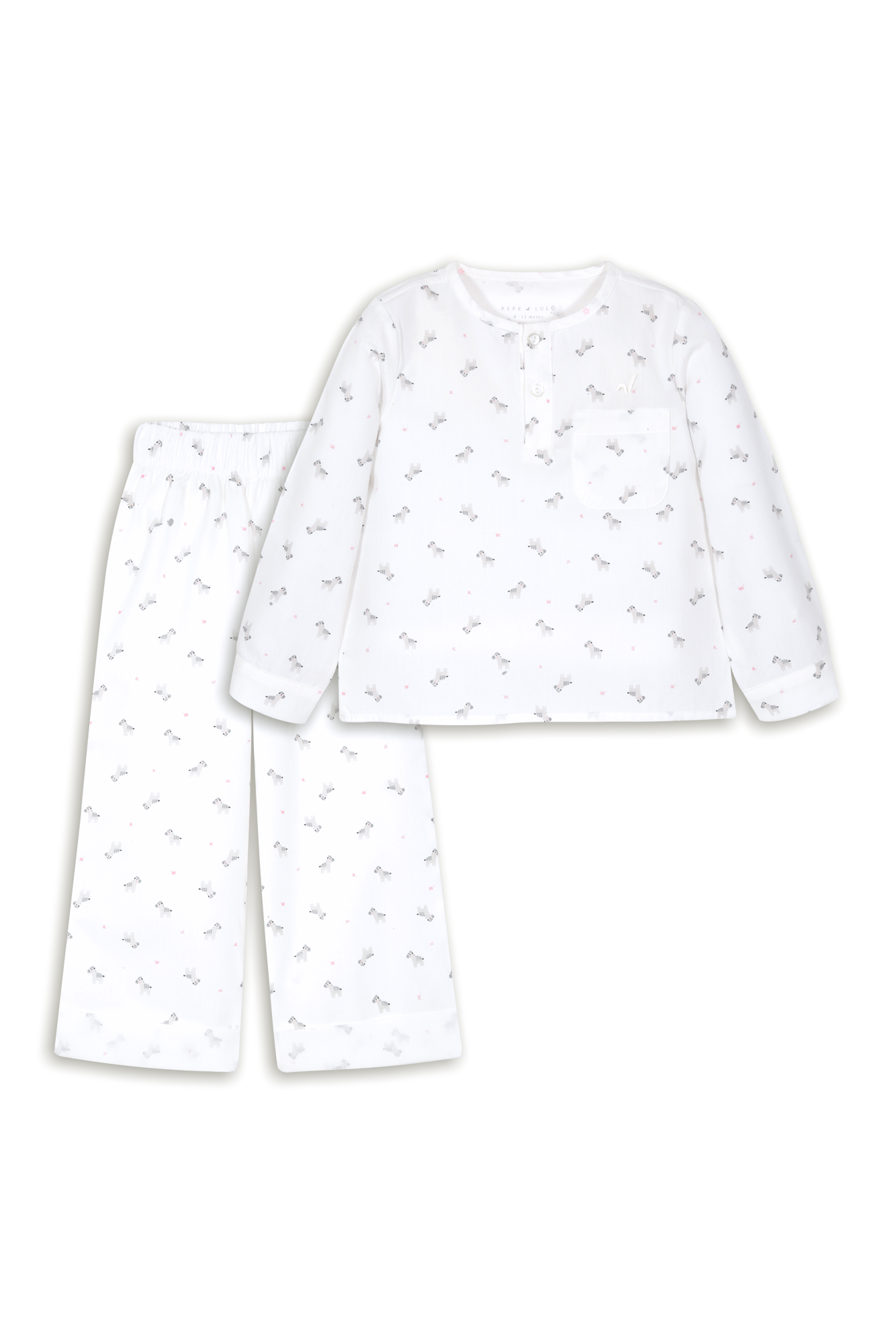 Conjunto Kai Algodón Pima Cebra Rojo