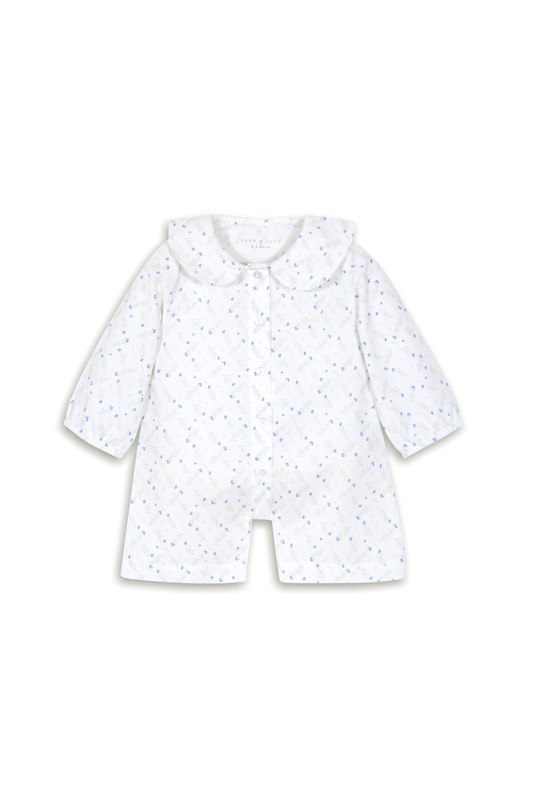 Enterito Martina Algodón Flor Violeta