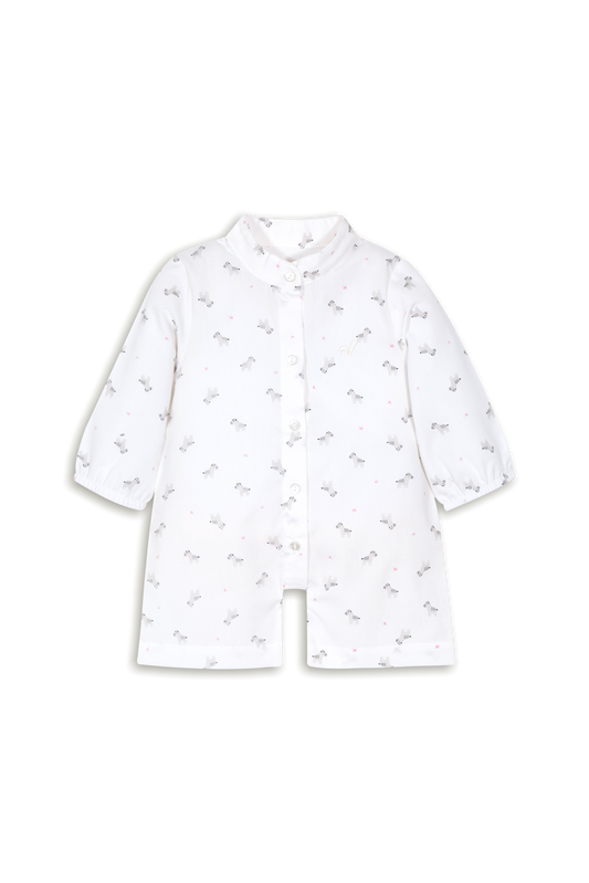 Enterito Mateo Algodón Cebra Rojo